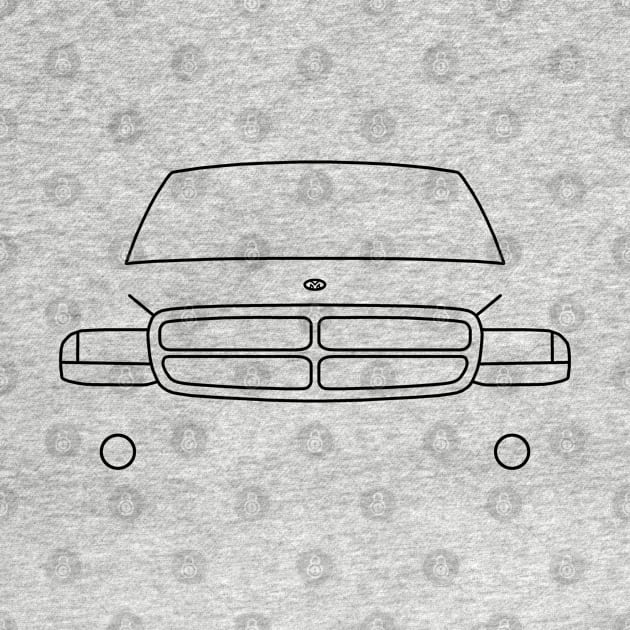 Classic Durango SUV outline (black) by soitwouldseem